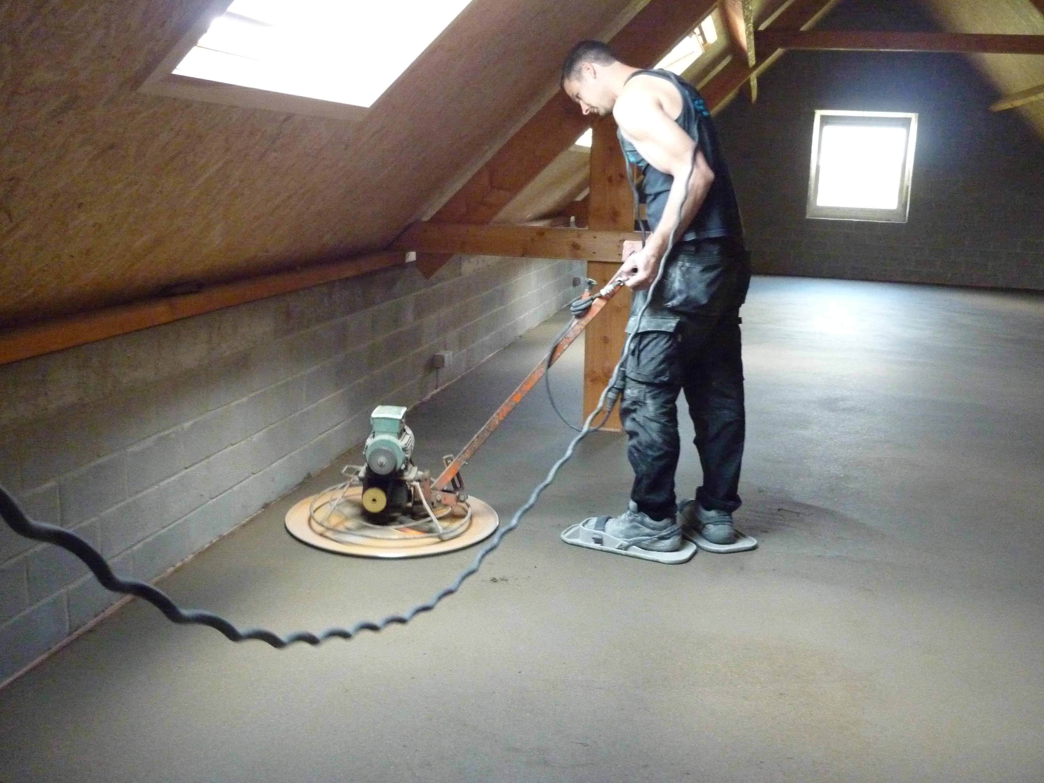 Chapewerken op zolder